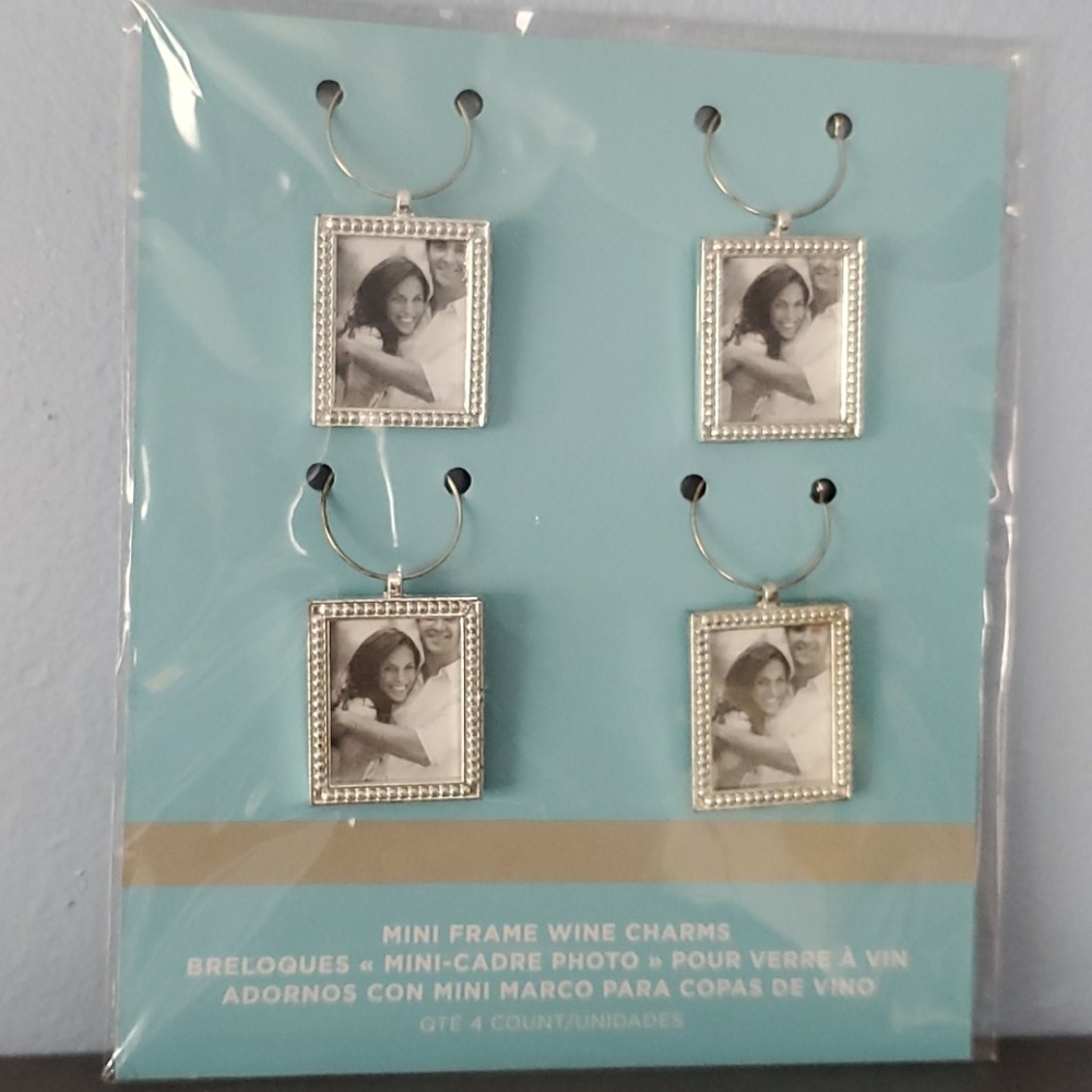 Mini Frame Wine Charms